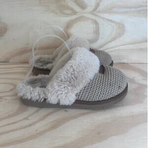 UGG - Cozy Knit Shearling - Slippers Slide - Beige - Women's - 7 - S/N 1095116